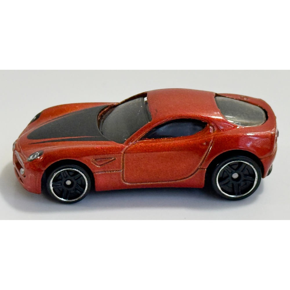 Hot Wheels Alfa Romeo 8C Competizione Kids 1:64 Orange Metallic Black Stripe